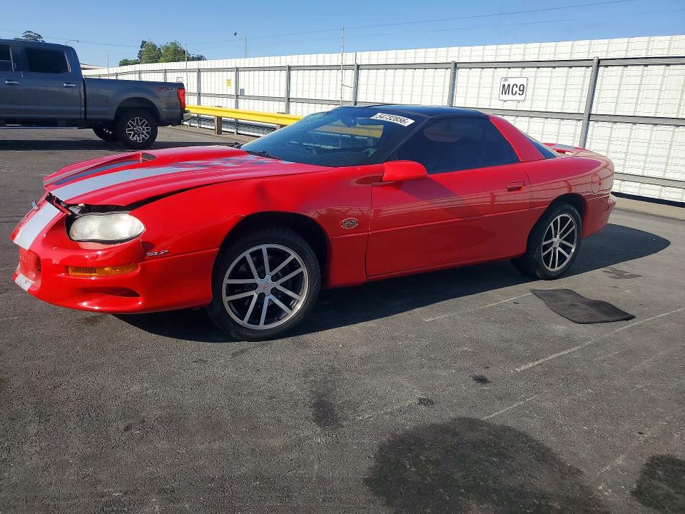 2002 Chevrolet Camaro VIN 2G1FP22G922116173 COPART salvage auction — FRONT END, Ca - Salvage Certificate, sold $6,700 on 2026-07-08 (photo 1)