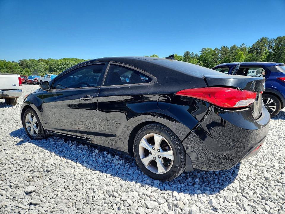 2013 Hyundai Elantra VIN KMHDH6AE5DU014123 COPART salvage auction — FRONT END, Ga - Cert Of Title-Salvage, sold $925 on 2026-07-07 (photo 2)