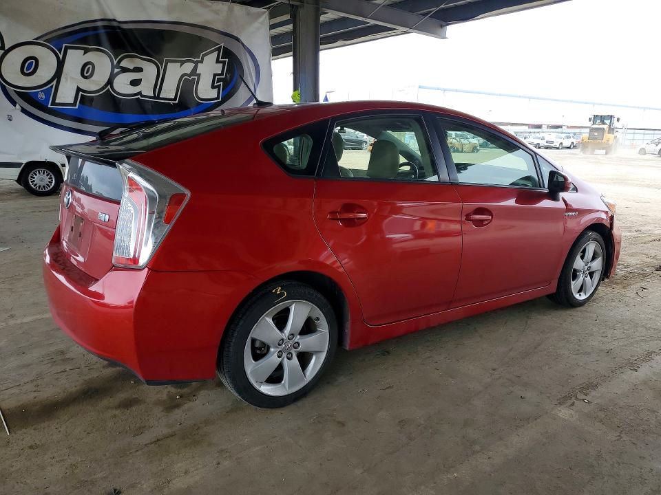 2013 Toyota Prius VIN JTDKN3DU8D1733938 COPART salvage auction — FRONT END, Ca - Salvage Certificate, sold $1,900 on 2026-07-14 (photo 3)