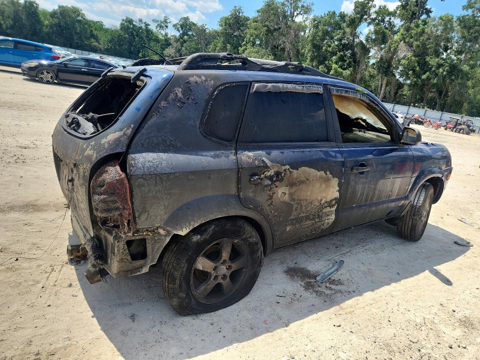 2006 Hyundai Tucson VIN KM8JM12B36U287084 COPART salvage auction — BURN, FL - CERTIFICATE OF DESTRUCTION, sold $400 on 2026-07-14 (photo 3)