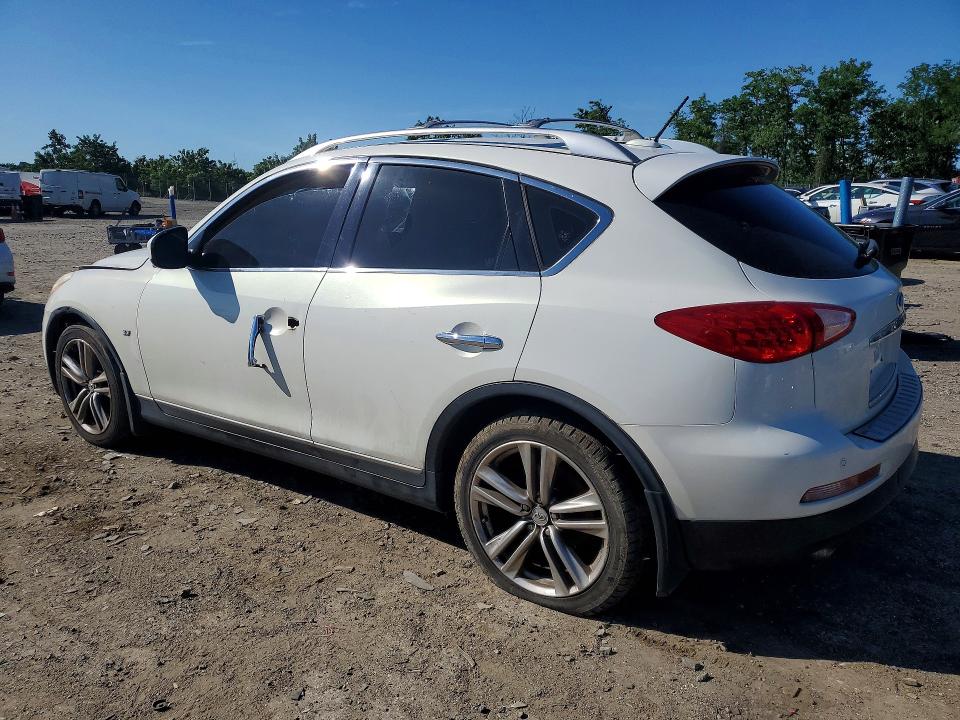 2014 Infiniti Qx50 VIN JN1BJ0HR8EM192358 COPART salvage auction — FRONT END, Wv - Certificate Of Title, sold $1,900 on 2026-09-03 (photo 2)