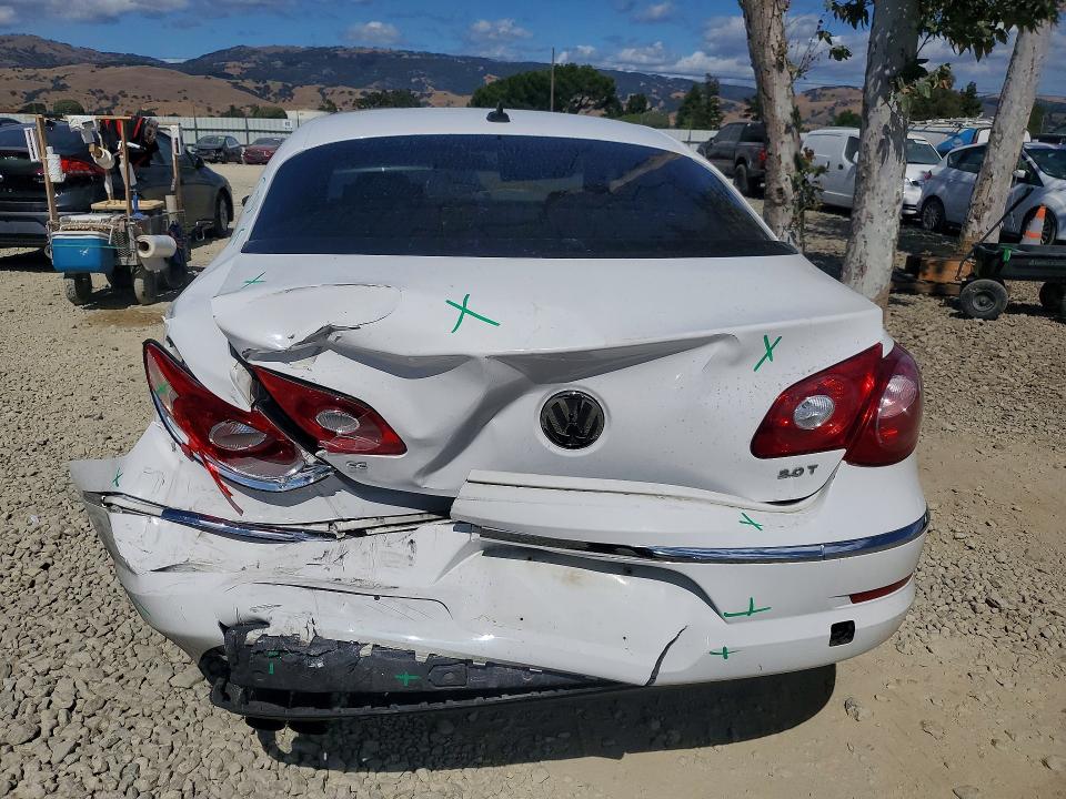 2012 Volkswagen Passat cc VIN WVWMN7ANXCE540923 COPART salvage auction — REAR END, Ca - Non-Repairable Vehicle Cert, sold $550 on 2026-08-18 (photo 6)