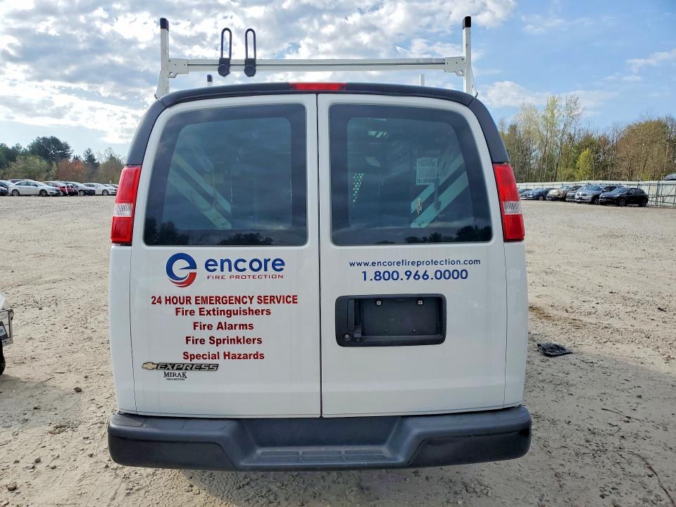 2020 Chevrolet Express VIN 1GCWGAFP8L1275212 COPART salvage auction — MINOR DENT/SCRATCHES, Ma - Cert Of Title-Salvage, sold $3,150 on 2026-07-02 (photo 6)