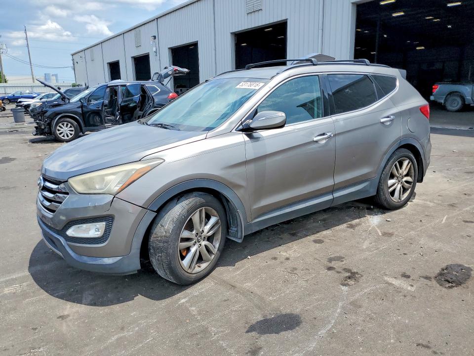 2013 Hyundai Santa fe VIN 5XYZU3LA1DG110136 COPART salvage auction — MECHANICAL, Fl - Certificate Of Title, sold $1,150 on 2026-07-27 (photo 1)