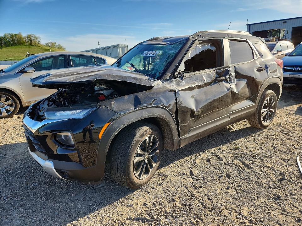 2023 Chevrolet Trailblazer VIN KL79MPS23PB180508 COPART salvage auction — ROLLOVER, WV - SALVAGE CERTIFICATE, sold $1,400 on 2026-07-07 (photo 1)