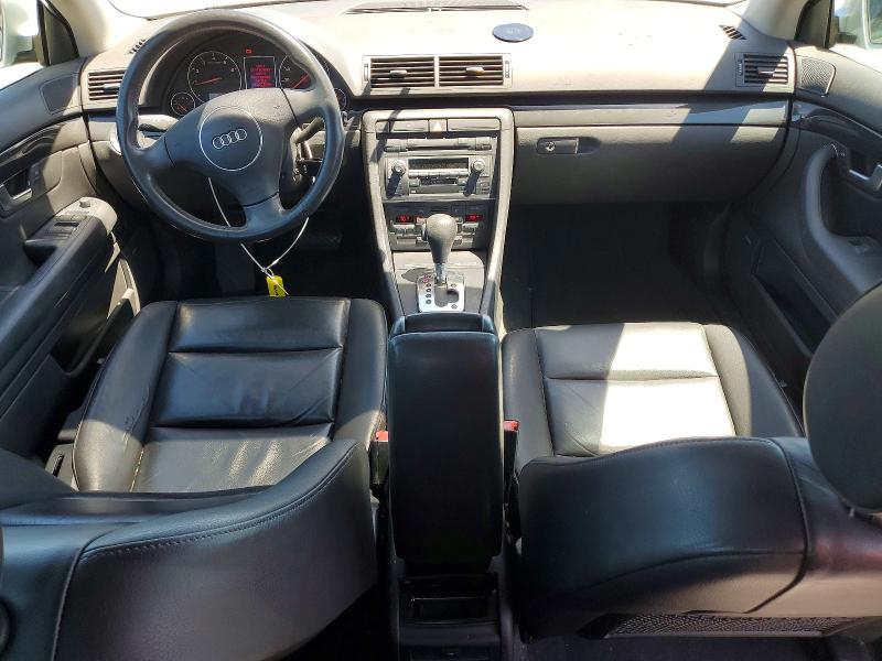 2005 Audi A4 VIN WAUJC68E05A096158 COPART salvage auction — FRONT END, Ca - Salvage Certificate, sold $925 on 2026-07-17 (photo 8)