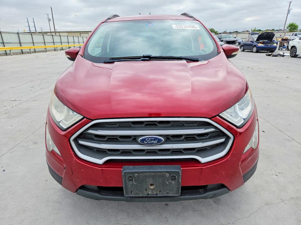 2019 Ford Ecosport VIN MAJ3S2GE1KC268874 COPART salvage auction — REAR END, Tx - Certificate Of Title, sold $2,550 on 2026-07-31 (photo 5)