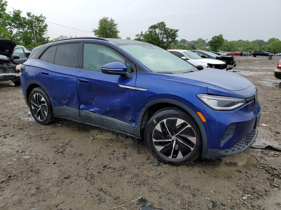 2022 Volkswagen VIN WVGTMPE29NP044254 COPART salvage auction — SIDE, Md - Cert Of Salvage > 75% Damage, sold $1,150 on 2026-07-28 (photo 4)