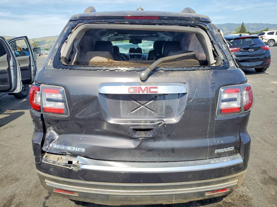 2016 Gmc Acadia VIN 1GKKVRKD8GJ271136 COPART salvage auction — ROLLOVER, Ca - Salvage Certificate, sold $200 on 2026-07-09 (photo 6)