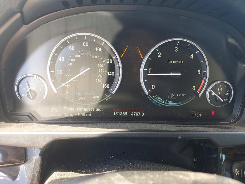 2016 BMW X5 VIN 5UXKS4C58G0N13846 COPART salvage auction — HAIL, Ia - Cert Of Title-Salvage Title, sold $5,600 on 2026-07-10 (photo 9)