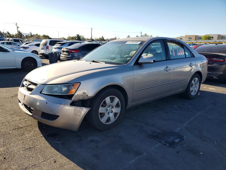 2008 Hyundai Sonata VIN 5NPET46C78H359186 COPART salvage auction — FRONT END, Nv - Salvage Title, sold $500 on 2026-07-08 (photo 1)