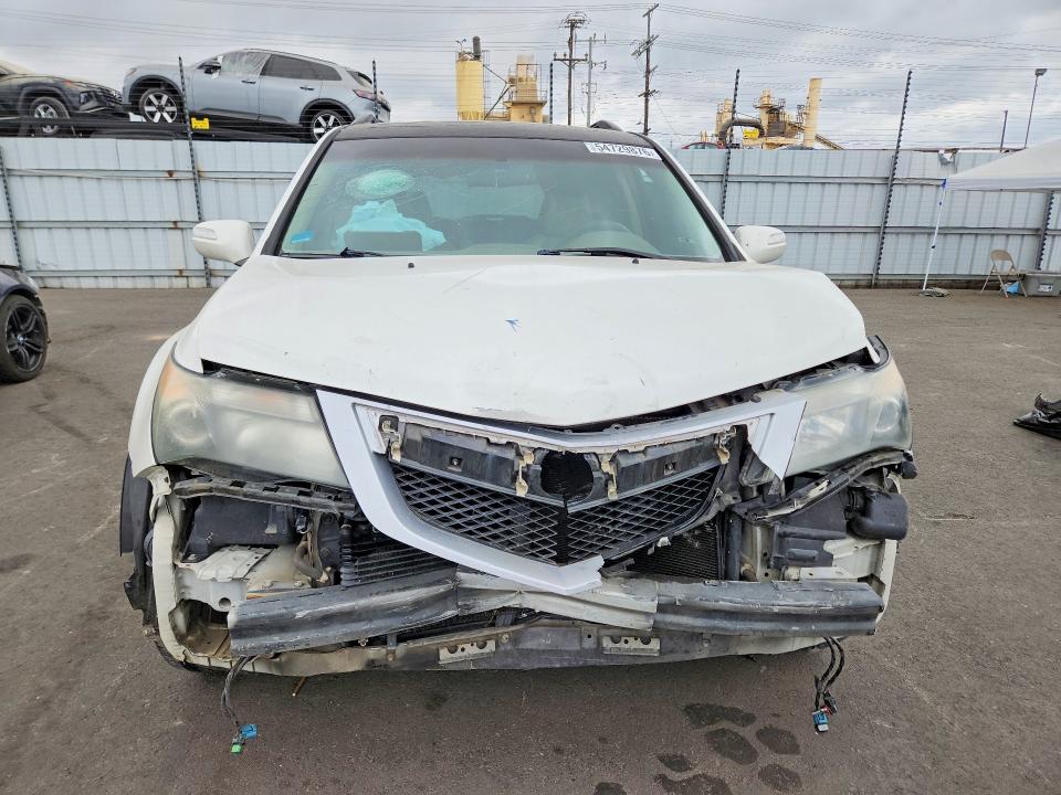 2012 Acura Mdx VIN 2HNYD2H24CH524271 COPART salvage auction — FRONT END, Ca - Salvage Certificate, sold $325 on 2026-07-08 (photo 5)