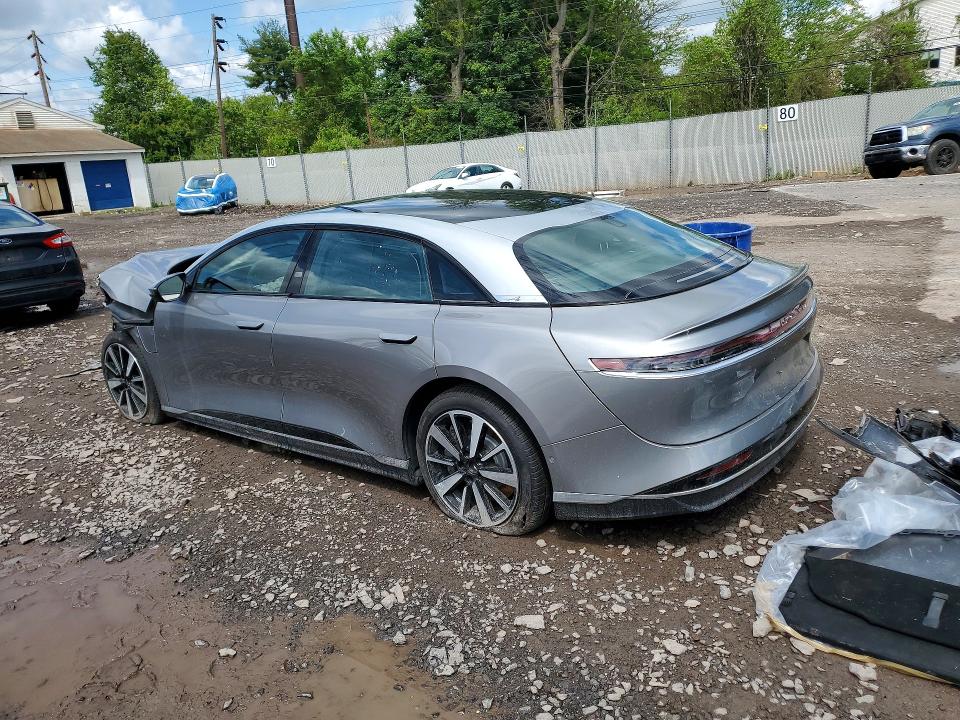 2025 Lucid Air VIN 50EA1TEA4SA020183 COPART salvage auction — FRONT END, Pa - Dealer Only Salvage Title (P), sold $17,700 on 2026-07-28 (photo 2)