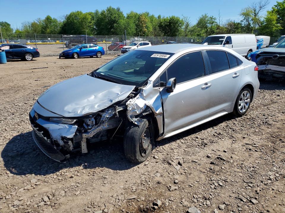 2021 Toyota Corolla VIN JTDEPMAE0MJ186772 COPART salvage auction — FRONT END, Salvage Title, sold $3,650 on 2026-07-20 (photo 1)