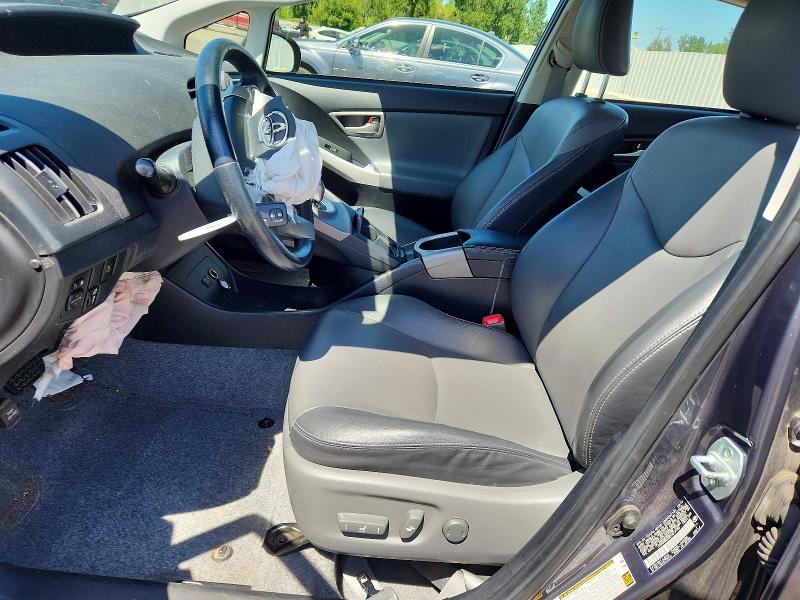 2013 Toyota Prius VIN JTDKN3DUXD1617740 COPART salvage auction — FRONT END, Or - Salvage Title Certificate, sold $5,900 on 2026-07-06 (photo 7)