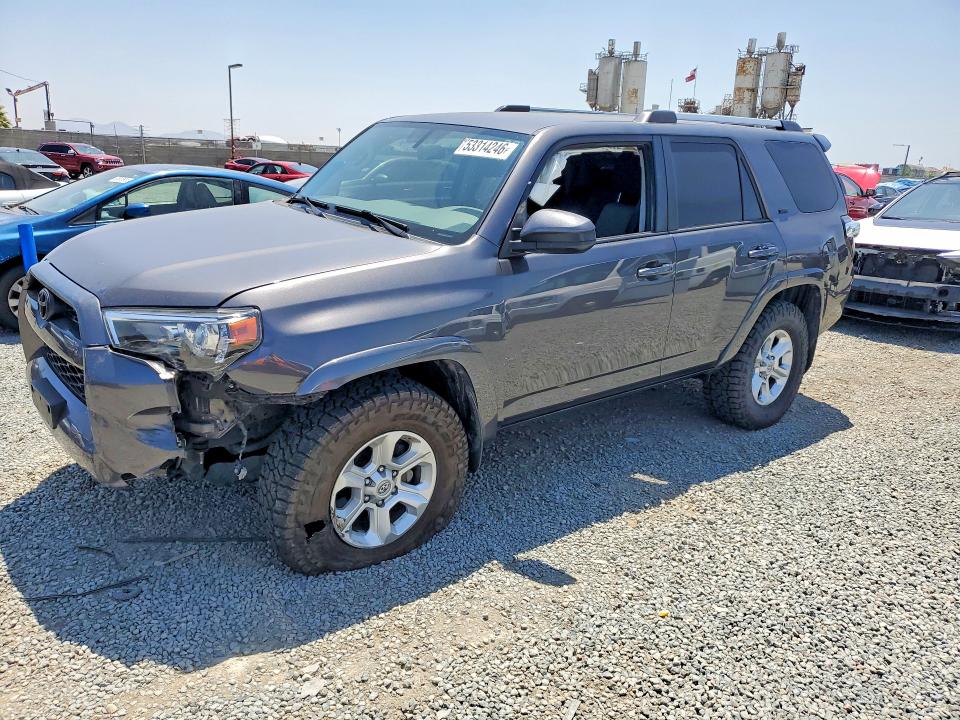 2019 Toyota 4runner VIN JTEBU5JR0K5654795 COPART salvage auction — ALL OVER, Ca - Salvage Certificate, sold $9,000 on 2026-07-31 (photo 1)