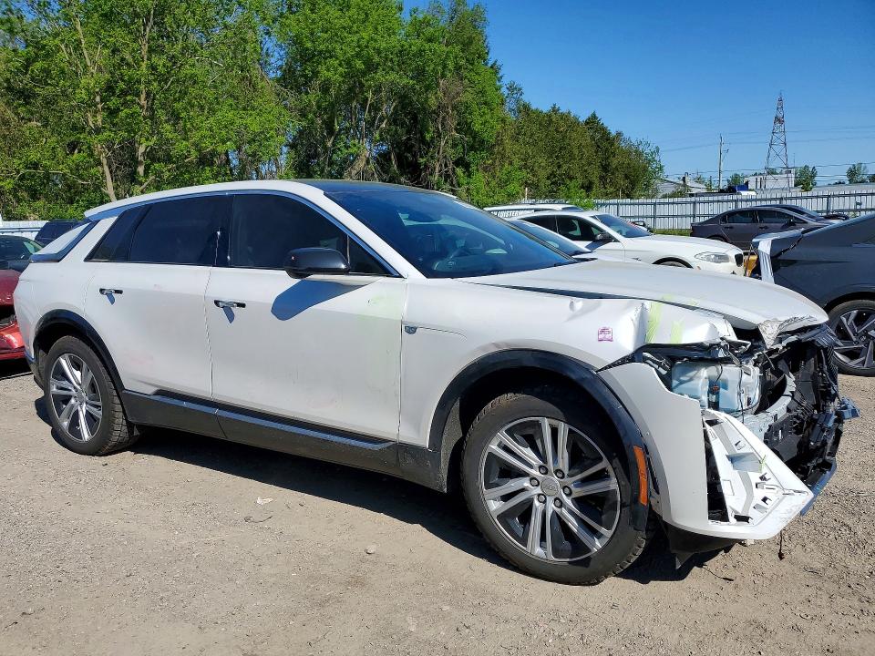 2024 Cadillac Lyriq VIN 1GYKPMRK3RZ139719 COPART salvage auction — FRONT END, On - Permit Salvage, sold $17,700 on 2026-07-14 (photo 4)