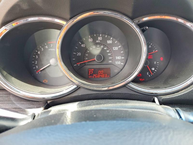 2012 Kia Sorento VIN 5XYKT3A11CG279823 COPART salvage auction — REAR END, Ca - Dis/Dlr/Exp Only Clean Title, sold $475 on 2026-07-02 (photo 9)