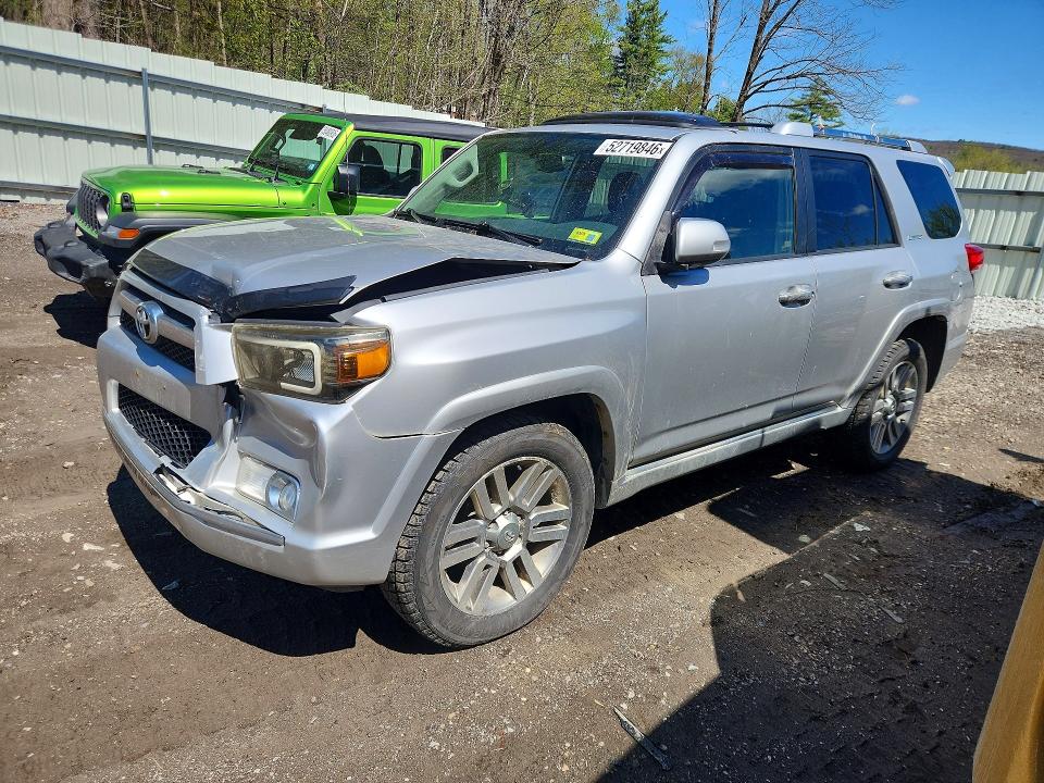 2011 Toyota 4runner VIN JTEBU5JR8B5034003 COPART salvage auction — FRONT END, Vt - Cert Of Title-Salvage Vehicle, sold $2,150 on 2026-07-27 (photo 1)