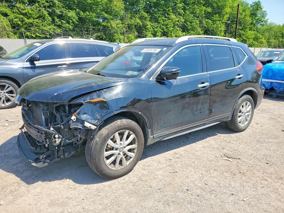 2017 Nissan Rogue VIN JN8AT2MVXHW280780 COPART salvage auction — FRONT END, Pa - Certificate Of Salvage, sold $2,150 on 2026-07-13 (photo 1)