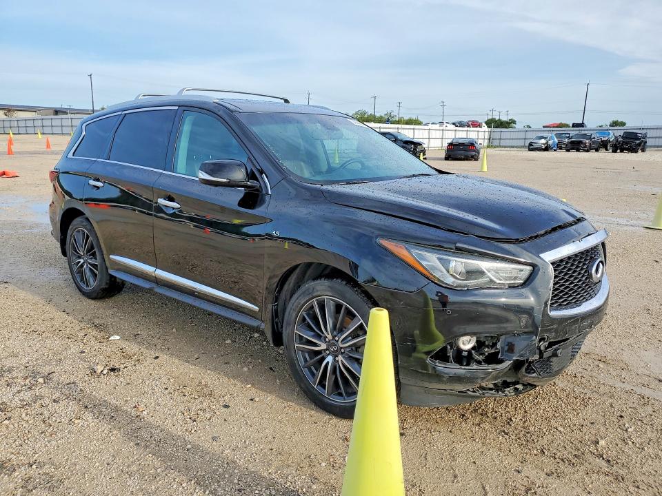 2016 Infiniti VIN 5N1AL0MN4GC530302 COPART salvage auction — FRONT END, Tx - Salvage Vehicle Title, sold $2,199 on 2026-07-02 (photo 4)