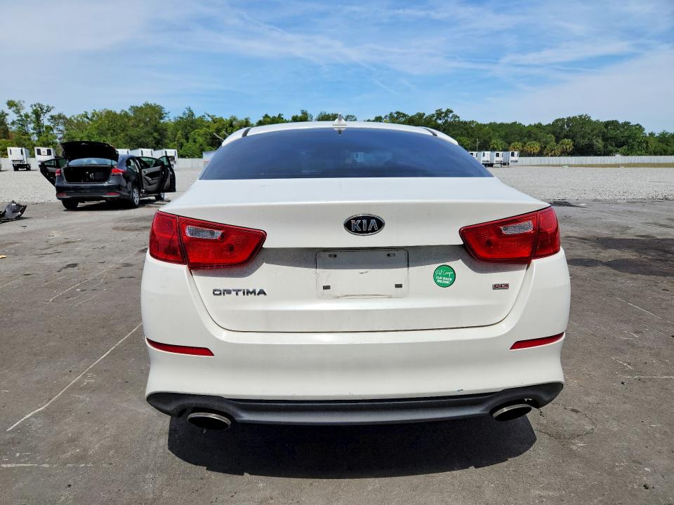 2015 Kia Optima VIN KNAGM4A72F5633890 COPART salvage auction — FRONT END, FL - CERT OF TITLE SLVG REBUILDABLE, sold $650 on 2026-07-27 (photo 6)