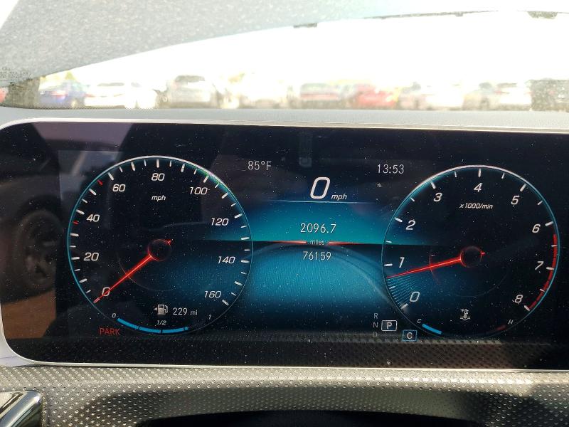 2019 Mercedes-benz A-klasse VIN WDD3G4FB2KW029109 COPART salvage auction — WATER/FLOOD, IL - SALVAGE CERT-FLOOD, sold $3,400 on 2026-07-28 (photo 9)