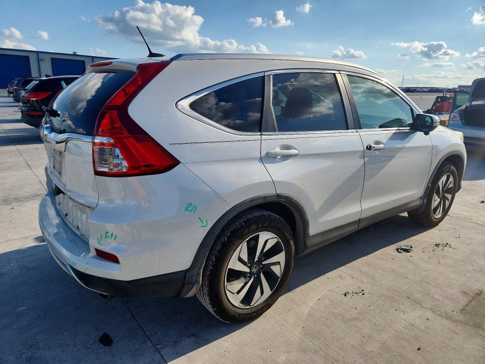2015 Honda Cr-v VIN 5J6RM3H93FL025184 COPART salvage auction — REAR END, Tx - Salvage Vehicle Title, sold $5,500 on 2026-07-02 (photo 3)
