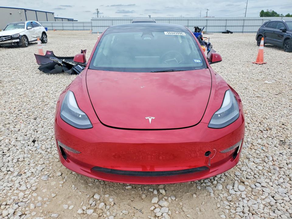 2023 Tesla Model 3 VIN 5YJ3E1EA3PF494713 COPART salvage auction — REAR END, Tx - Salvage Vehicle Title, sold $8,500 on 2026-07-23 (photo 5)