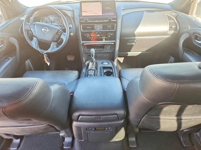 2021 Nissan Armada VIN JN8AY2BA6M9375119 COPART salvage auction — FRONT END, Tx - Salvage Vehicle Title, sold $14,000 on 2026-07-15 (photo 8)