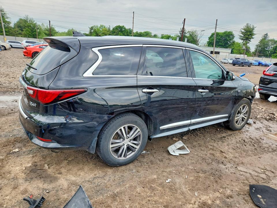 2019 Infiniti Qx60 VIN 5N1DL0MM2KC554451 COPART salvage auction — FRONT END, Pa - Certificate Of Salvage, sold $3,550 on 2026-07-22 (photo 3)