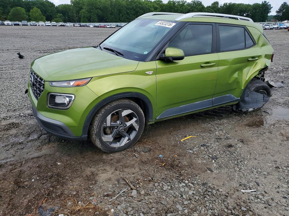 2021 Hyundai Venue VIN KMHRC8A32MU071135 COPART salvage auction — REAR END, Ar - Cert Of Title-Salvage, sold $2,450 on 2026-07-08 (photo 1)