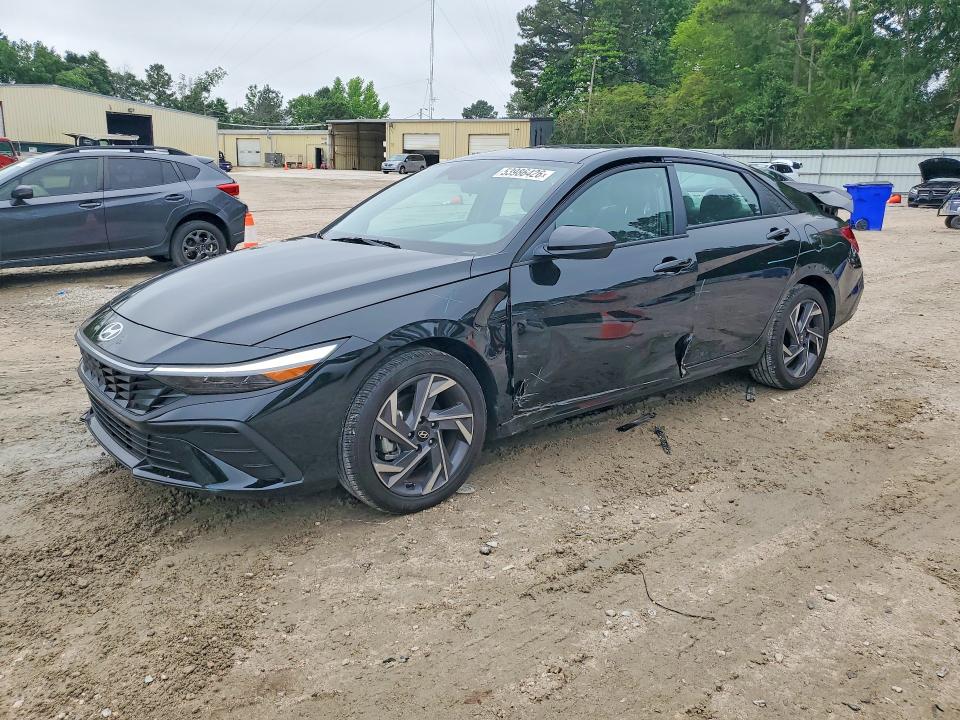 2025 Hyundai Elantra VIN KMHLM4DG2SU040801 COPART salvage auction — REAR END, Nc - Salvage Certificate Of Title, sold $525 on 2026-07-24 (photo 1)