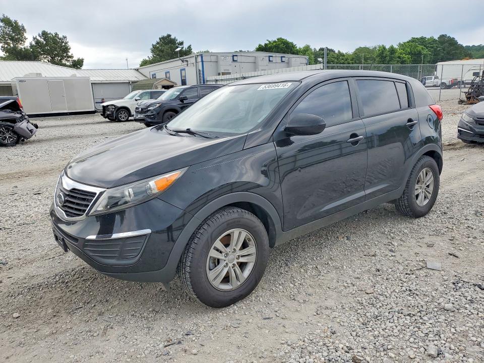 2012 Kia Sportage VIN KNDPB3A23C7320032 COPART salvage auction — HAIL, AR - CERTIFICATE OF TITLE, sold $750 on 2026-07-27 (photo 1)