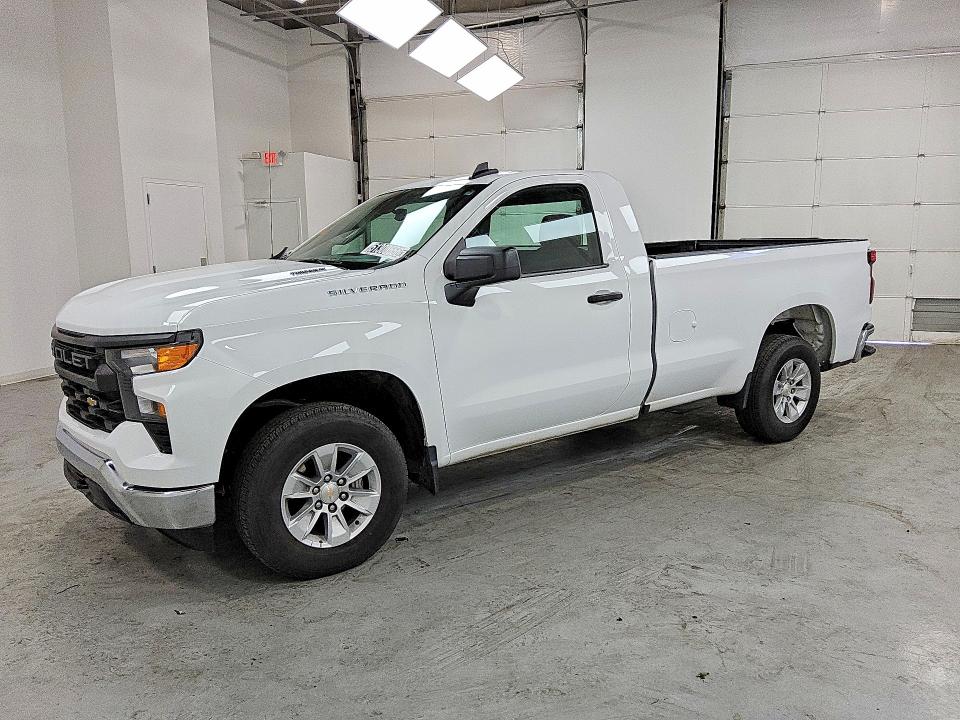 2025 Chevrolet Silverado VIN 3GCNAAEK2SG262362 COPART salvage auction — FRONT END, Nj - Certificate Of Title, sold $15,500 on 2026-08-02 (photo 1)