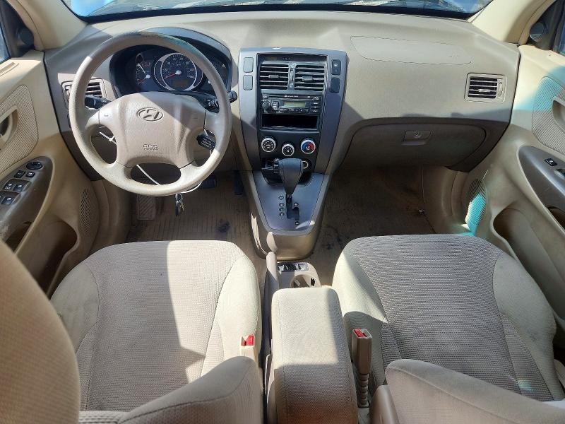 2006 Hyundai Tucson VIN KM8JM12B76U338604 COPART salvage auction — MECHANICAL, Az - Certificate Of Title, sold $325 on 2026-07-14 (photo 8)