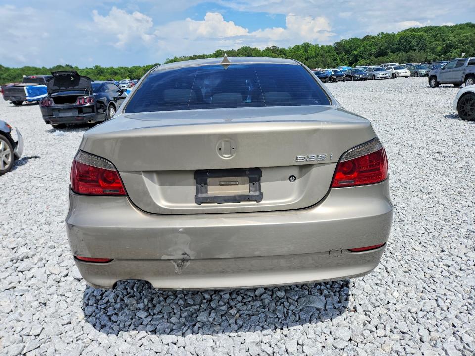 2008 BMW 5er VIN WBANW13558CZ76753 COPART salvage auction — FRONT END, Ga - Cert Of Title-Salvage, sold $325 on 2026-07-14 (photo 6)