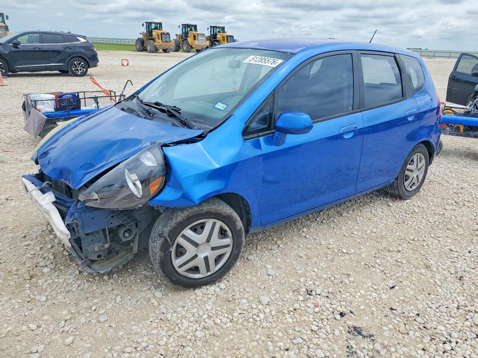2008 Honda Fit VIN JHMGD37478S048672 COPART salvage auction — FRONT END, Tx - Salvage Vehicle Title, sold $300 on 2026-07-02 (photo 1)