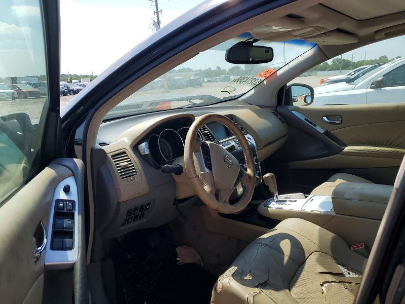 2009 Nissan Murano VIN JN8AZ18U09W008945 COPART salvage auction — FRONT END, Tx - Salvage Vehicle Title, sold $325 on 2026-07-23 (photo 8)