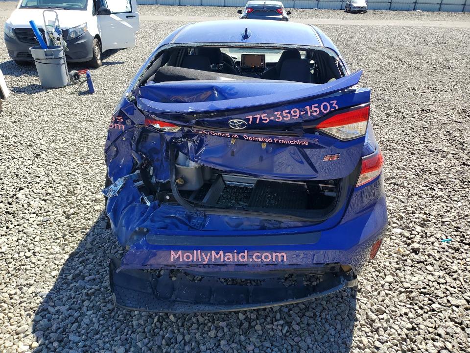 2021 Toyota VIN JTDS4MCE1MJ079335 COPART salvage auction — REAR END, Nv - Salvage Title, sold $3,950 on 2026-07-02 (photo 6)