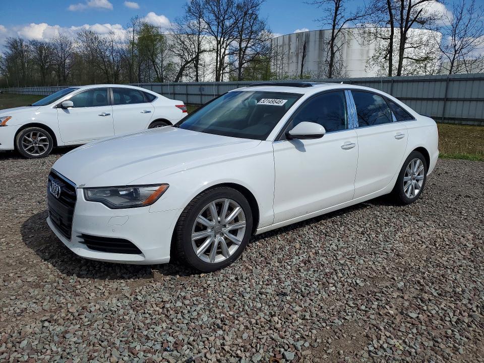2015 Audi A6 VIN WAUGFAFC9FN009728 COPART salvage auction — MECHANICAL, Ny - Certificate Of Title, sold $1,100 on 2026-07-18 (photo 1)