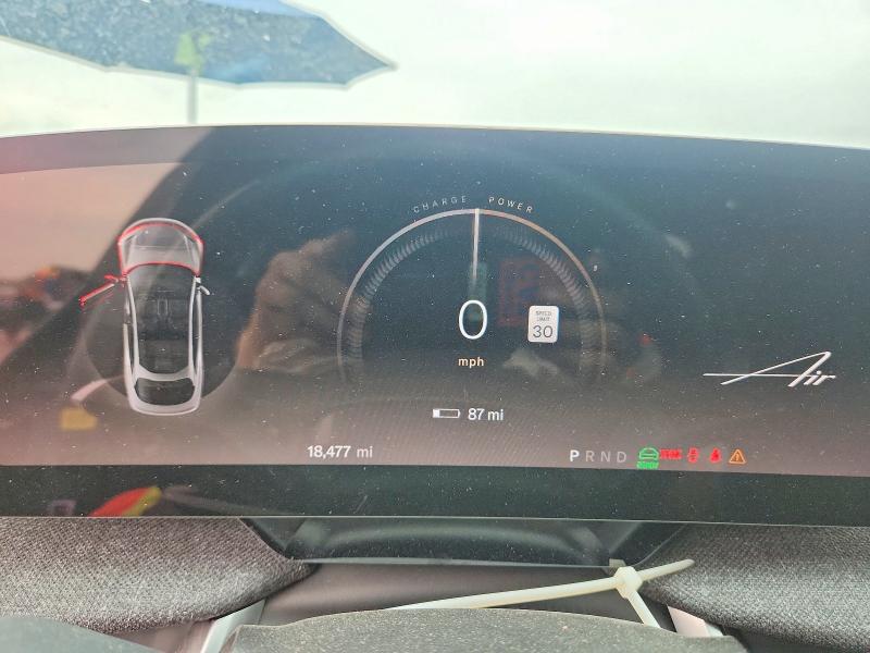 2023 Lucid VIN 50EA1PFA0PA008870 COPART salvage auction — FRONT END, Tx - Certificate Of Title, sold $2,150 on 2026-07-30 (photo 9)