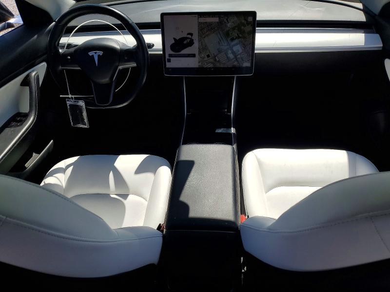 2018 Tesla Model 3 VIN 5YJ3E1EB4JF085801 COPART salvage auction — FRONT END, Ca - Salvage Certificate, sold $4,000 on 2026-07-15 (photo 8)