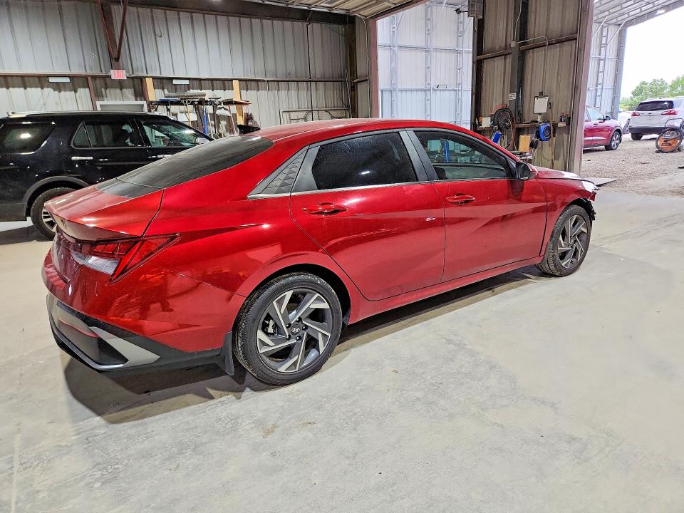 2025 Hyundai Elantra VIN KMHLS4DG9SU953156 COPART salvage auction — FRONT END, Mo - Salvage Certificate Of Title, sold $4,500 on 2026-07-14 (photo 3)