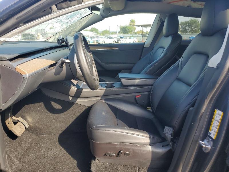 2023 Tesla Model y VIN 7SAYGAEEXPF599058 COPART salvage auction — FRONT END, Ca - Salvage Certificate, sold $9,200 on 2026-07-28 (photo 7)