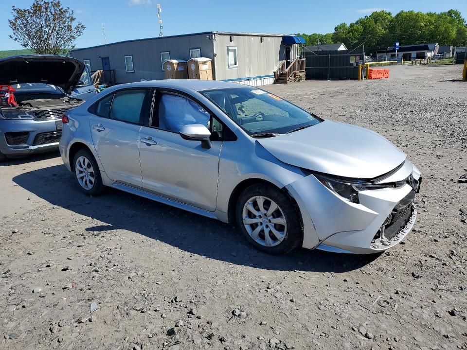 2020 Toyota Corolla VIN JTDEPRAE1LJ017534 COPART salvage auction — FRONT END, Pa - Certificate Of Salvage, sold $3,800 on 2026-07-08 (photo 4)