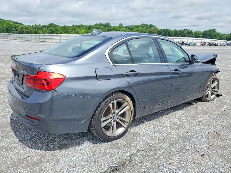 2018 BMW 3er VIN WBA8D9G53JNU66648 COPART salvage auction — FRONT END, Nc - Salvage Certificate Of Title, sold $175 on 2026-07-29 (photo 3)