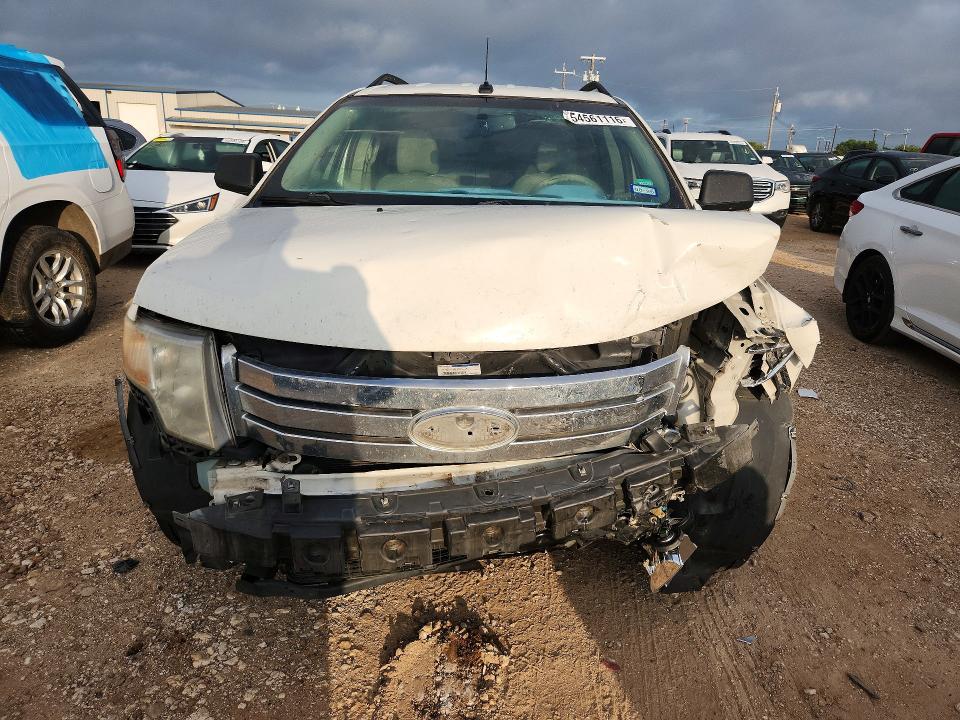2010 Ford Edge VIN 2FMDK3GC6ABB68833 COPART salvage auction — FRONT END, Tx - Salvage Vehicle Title, sold $150 on 2026-07-09 (photo 5)