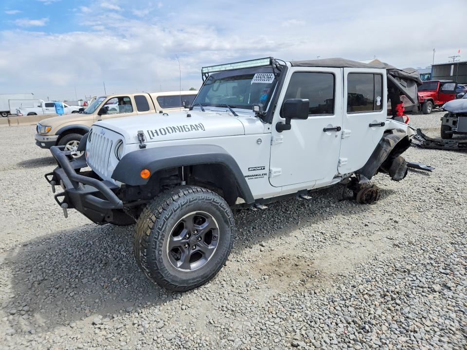 2012 Jeep VIN 1C4BJWDG6CL210959 COPART salvage auction — REAR END, CO - SALVAGE TITLE, sold $4,250 on 2026-07-09 (photo 1)