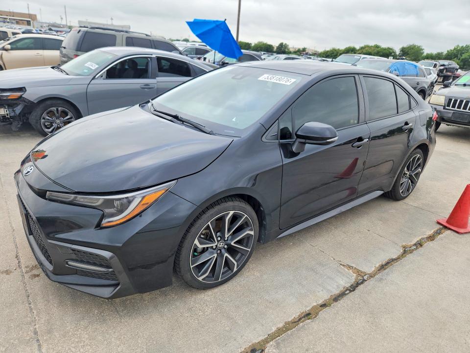 2020 Toyota Corolla VIN JTDS4RCE7LJ035108 COPART salvage auction — HAIL, Tx - Certificate Of Title, sold $11,000 on 2026-07-02 (photo 1)